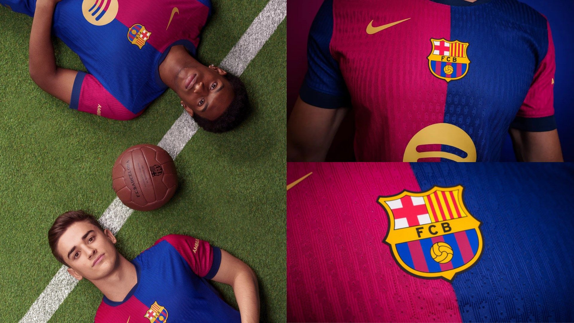 Barcelona new home and away kit on sale